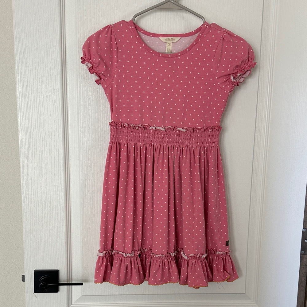Matilda Jane Pink Polka Dot Dress